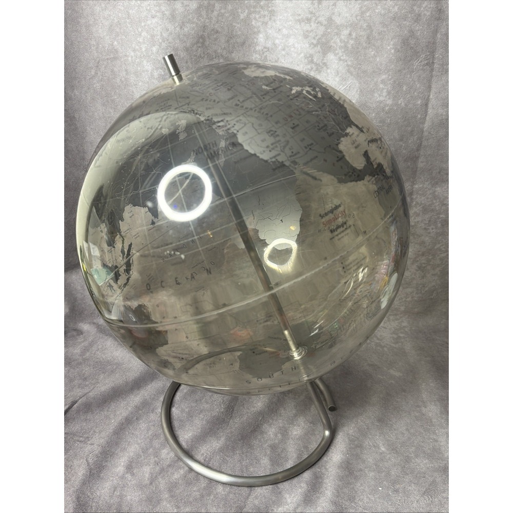 Tabletop Desk World Globe Crystal Marquise 12″ Desk Replogle Globes.
